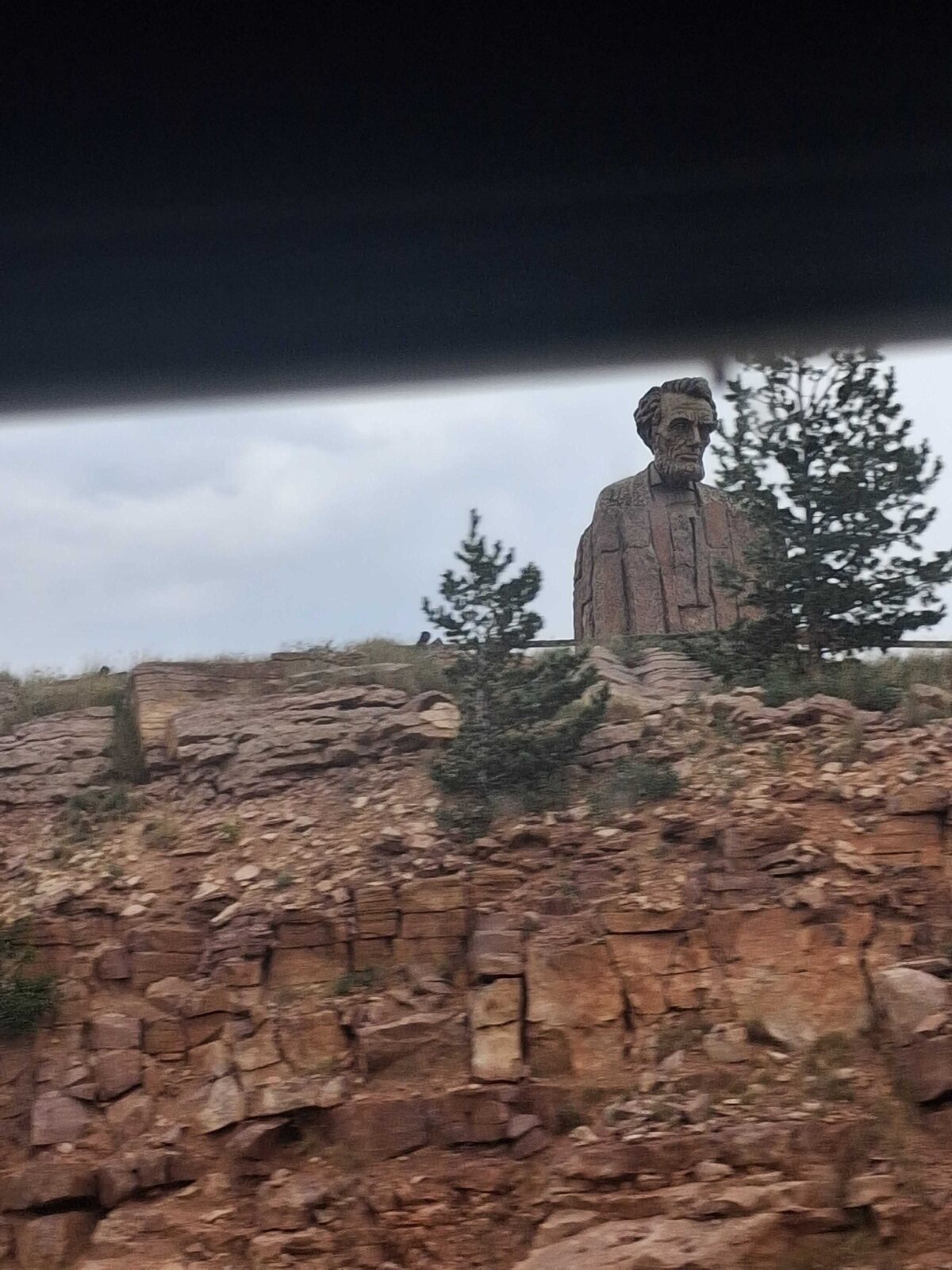 Abraham Lincoln Memorial Monument at Sherman Summit along Interstate 80